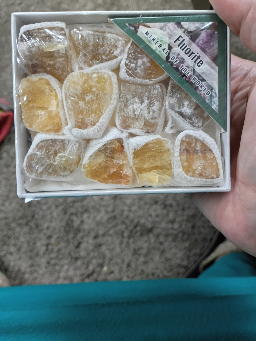 Box Of Raw Fluroite